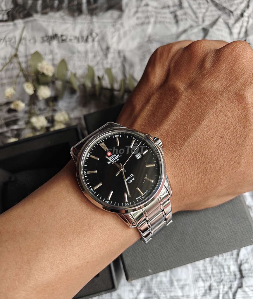 Đồng hồ Swiss Military Nam 40mm chính hãng 98%. Mua bán Đồng hồ tại Quận Tân Bình Tp Hồ Chí Minh được đăng bởi thin hình 1