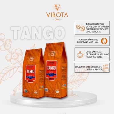 Cà phê rang xay Tango Virota Café rang mộc 100%