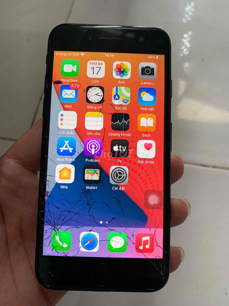 Iphone 7 128g full giá ve chay