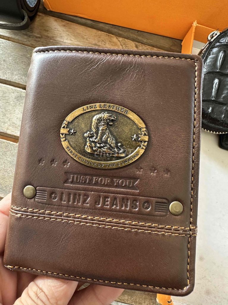 Ví da Linz Leather Nam Da bò thật. Mua bán Túi xách tại Thành phố Phan Thiết Bình Thuận được đăng bởi Shop Đồ Da Thật hình 1