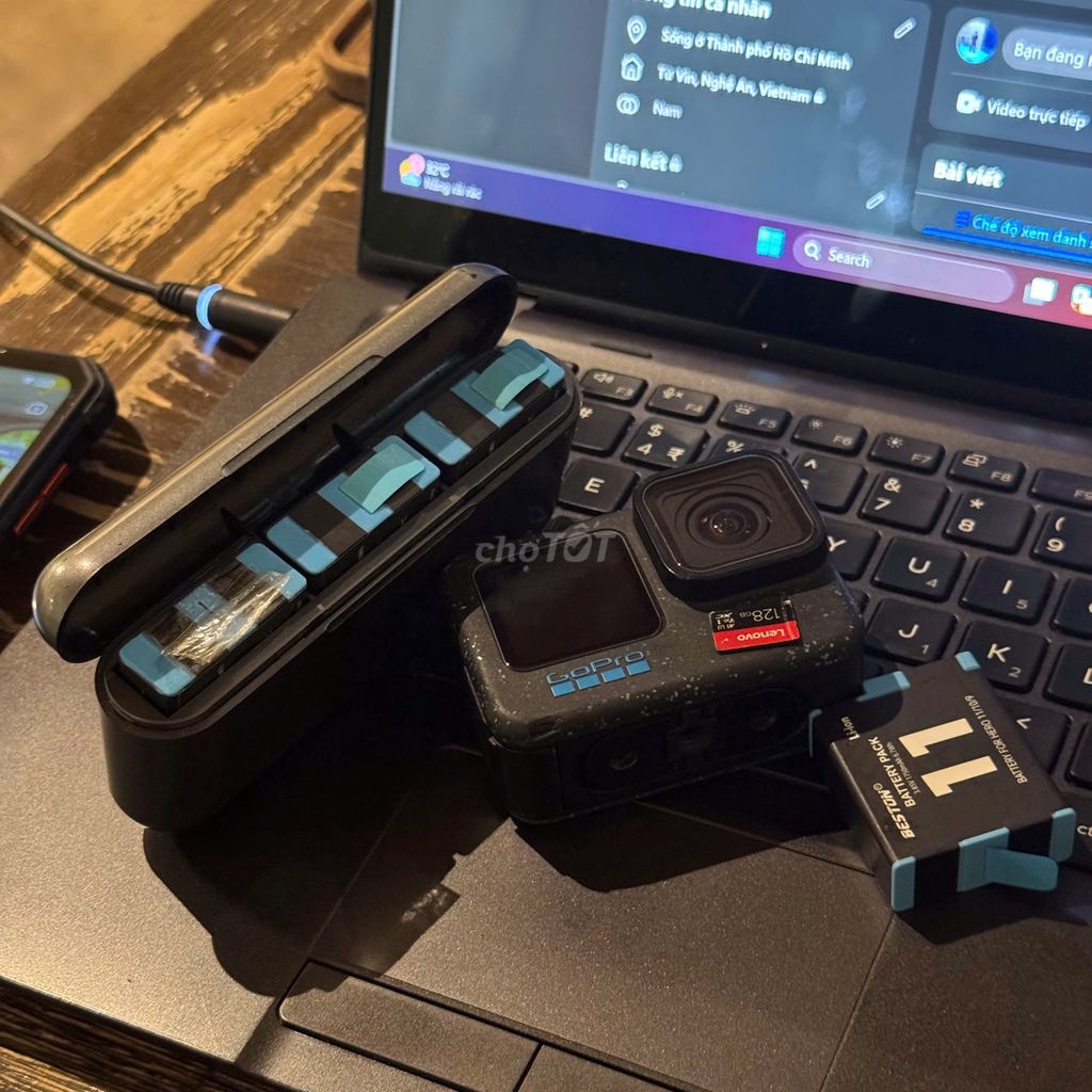 GoPro Hero 12 Black Đen Đã qua sử dụng. Mua bán Máy ảnh, Máy quay tại Thành phố Thuận An Bình Dương được đăng bởi Nguyễn Viết An hình 1