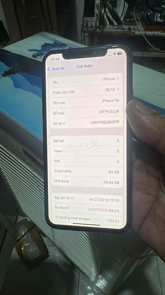 iPhone Xs 64GB Đen. Mua bán Điện thoại tại Thành phố Đồng Xoài Bình Phước được đăng bởi cuongle store hình 1