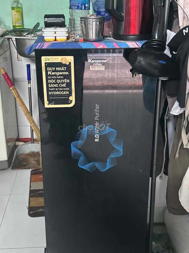 Máy lọc nước Kangaroo KG10A2I Đen RO Nóng lạnh. Mua bán Bếp, lò, đồ điện nhà bếp tại Huyện Bình Chánh Tp Hồ Chí Minh được đăng bởi Thư Minh hình 1