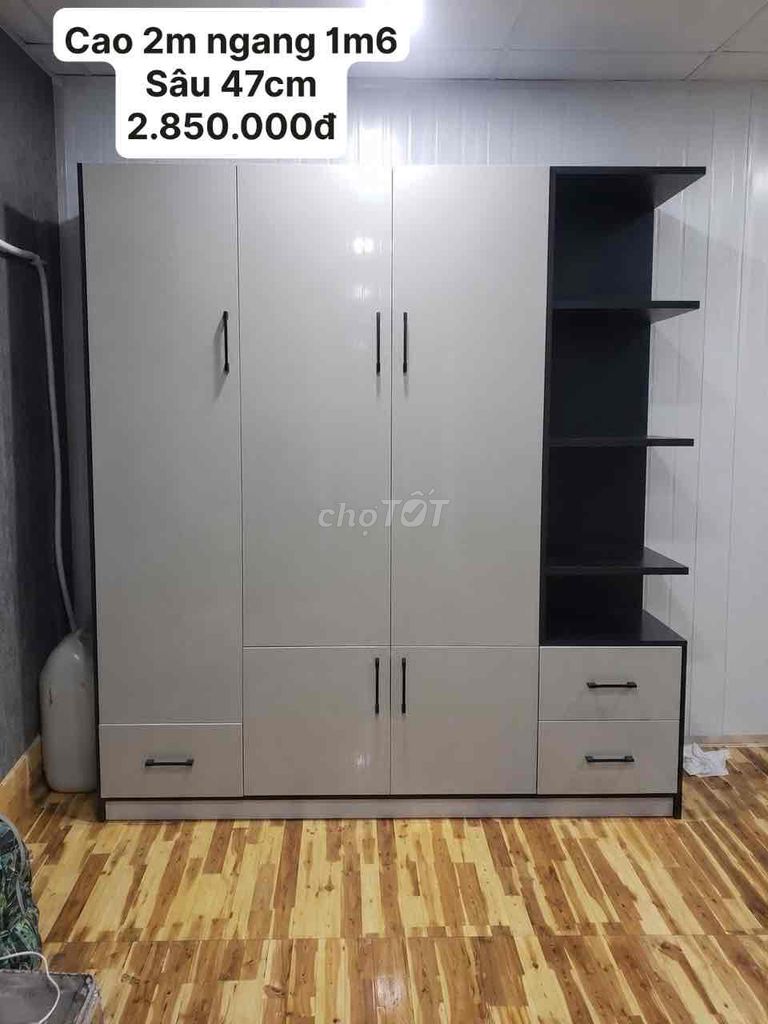 Tủ quần áo Nhựa Đài Loan 2m x 1m6 x 47cm. Mua bán Tủ, kệ gia đình tại Quận Tân Bình Tp Hồ Chí Minh được đăng bởi Nội Thất Gia Đình hình 1