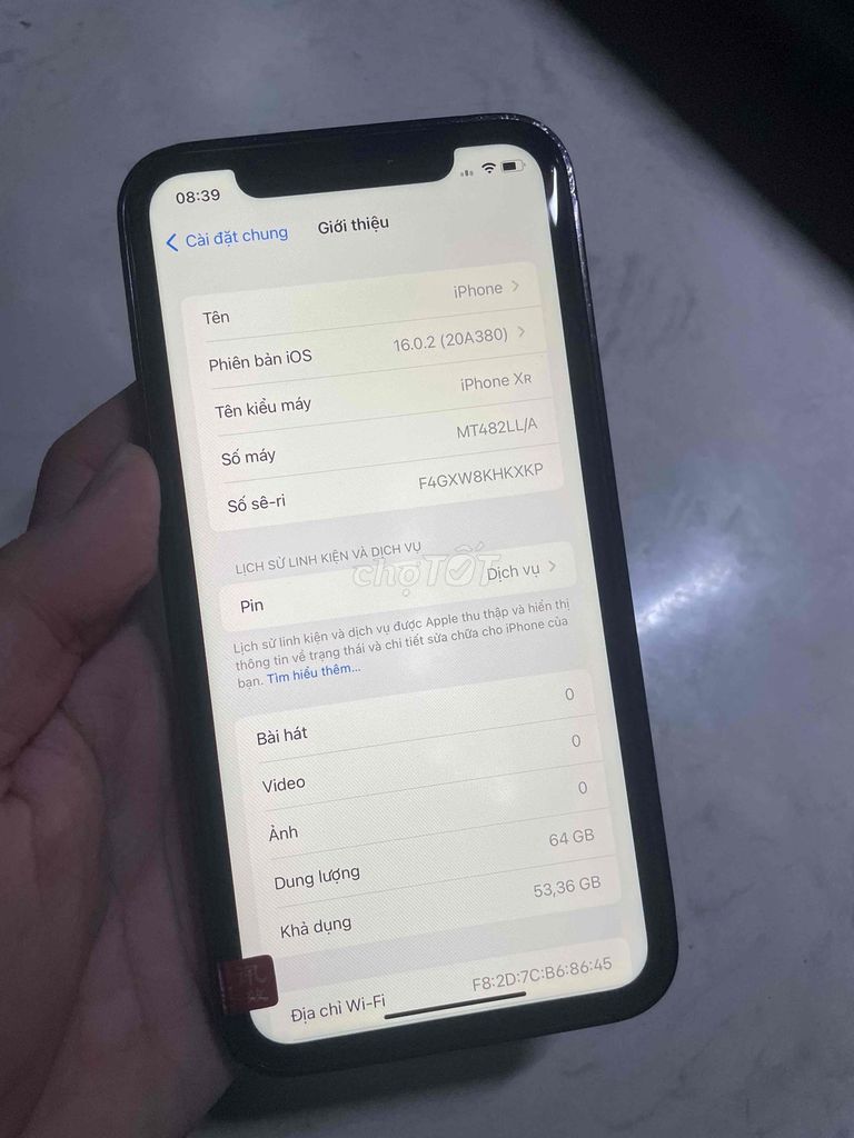 Apple iPhone Xr 64GB Xám- Lock Mỹ. Mua bán Điện thoại tại Quận Nam Từ Liêm Hà Nội được đăng bởi Bùi Thanh Phong hình 1
