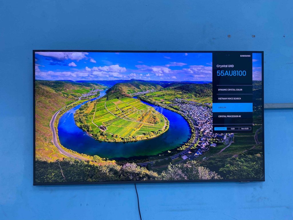 Tivi Samsung 55AU8000 4K Smart Tizen. Mua bán Tivi, Âm thanh tại Thành phố Vĩnh Long Vĩnh Long được đăng bởi ĐiệnTử HT Vĩnh Long hình 1