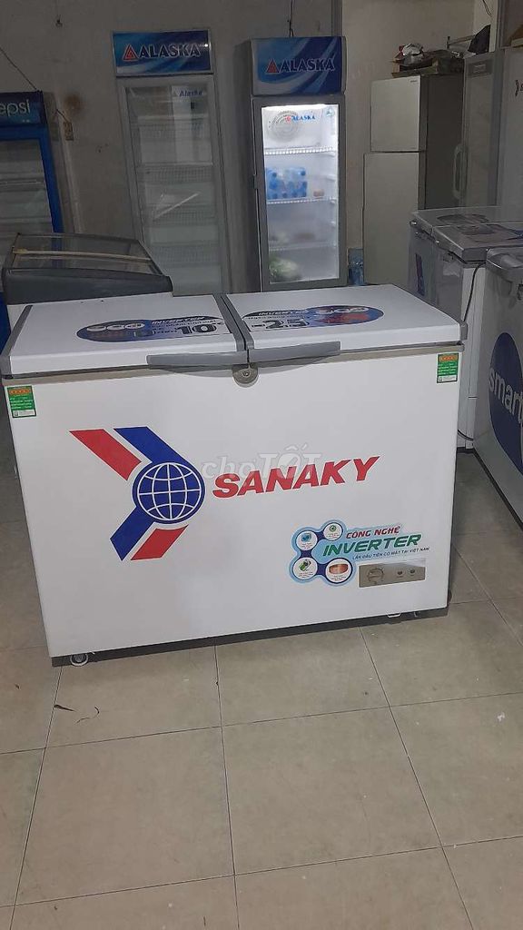 Bán tủ đông mát Sanaky 300 lít rất đẹp xài ok