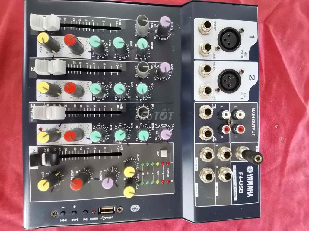 Bàn trộn Yamaha F4-USB Đen Đã sử dụng. Mua bán Tivi, Âm thanh tại Quận 8 Tp Hồ Chí Minh được đăng bởi Ha Anh Dang hình 1