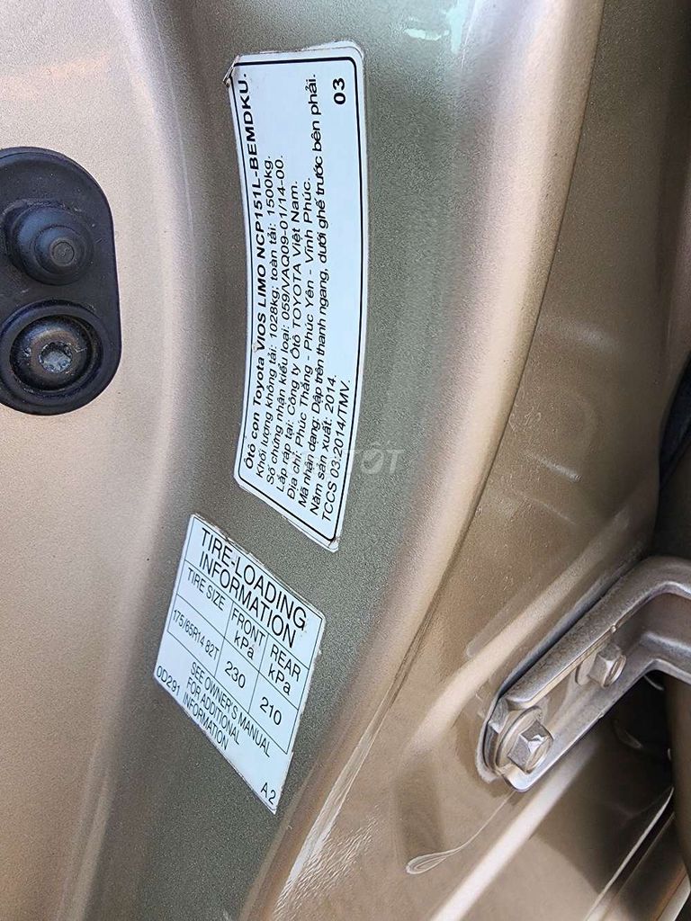 Toyota vios sx2014 số sàn ,tên tư nhân .xe đẹpcăng. Mua bán Ô tô tại Huyện Sóc Sơn Hà Nội được đăng bởi Thế Auto  hình 18