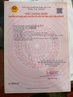 Chính chủ cần bán  bán đất phân lô trung tâm cảm bình cẩm phả. Mua bán đất tại Thành phố Cẩm Phả Quảng Ninh được đăng bởi Pham quang hung