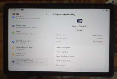 Samsung Galaxy Tab A9+ 8GB/128GB Xám
