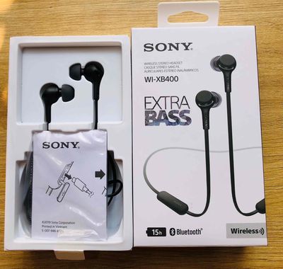 Tai nghe EP Bluetooth Sony WI-XB400 - Chính Hãng