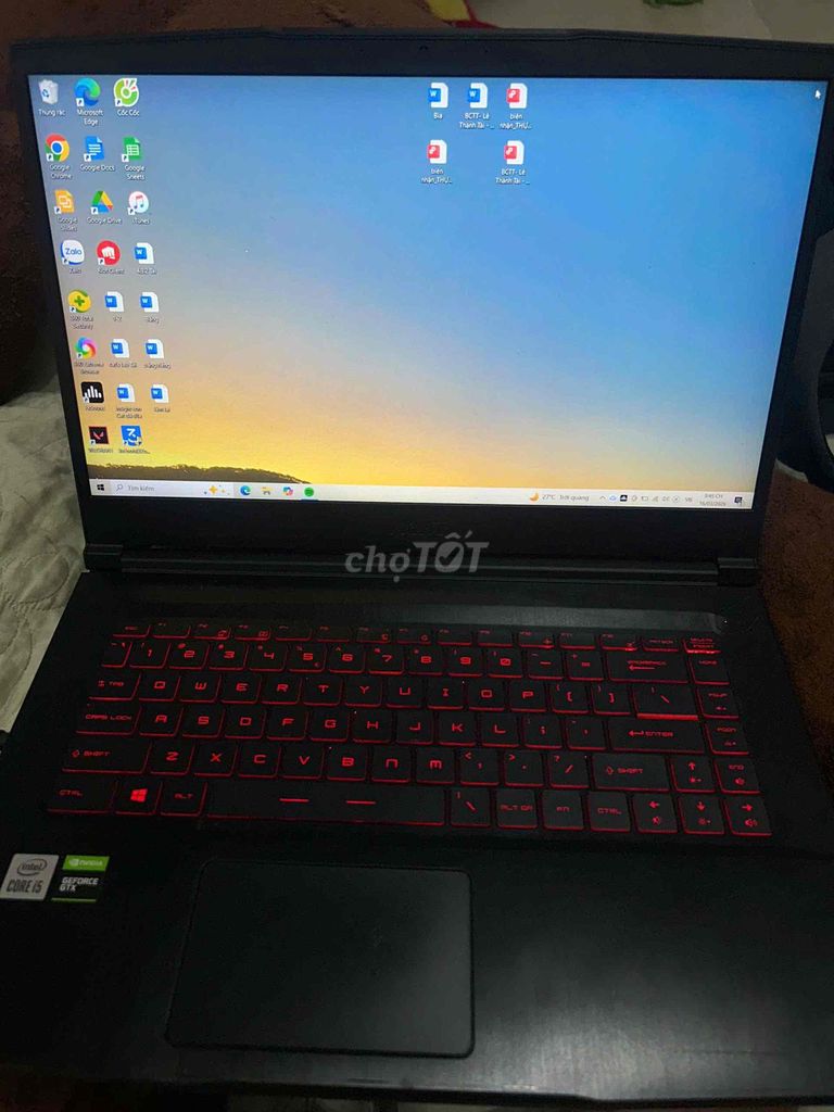 Laptop MSI Core i5, RAM 8GB, SSD 512GB. Mua bán Laptop tại Thành phố Thủ Đức Tp Hồ Chí Minh được đăng bởi Lê Thành Tài hình 1