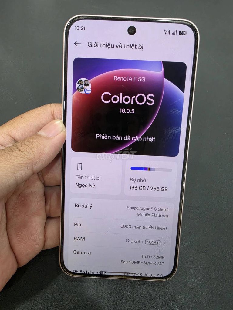 Oppo Reno 14F 12GB/256GB Hồng. Mua bán Điện thoại tại Huyện Bình Chánh Tp Hồ Chí Minh được đăng bởi Hoang Hoang hình 1
