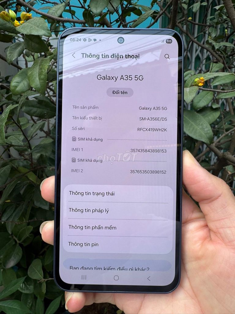 Samsung Galaxy A35 5G 128GB Xám. Mua bán Điện thoại tại Quận 1 Tp Hồ Chí Minh được đăng bởi Hoàng Anh hình 1