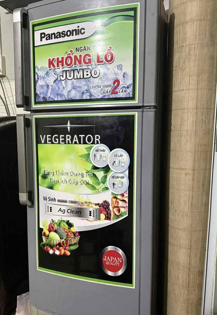 Tủ lạnh Panasonic 140L Xám. Mua bán Tủ lạnh tại Quận Cầu Giấy Hà Nội được đăng bởi Tri hình 1