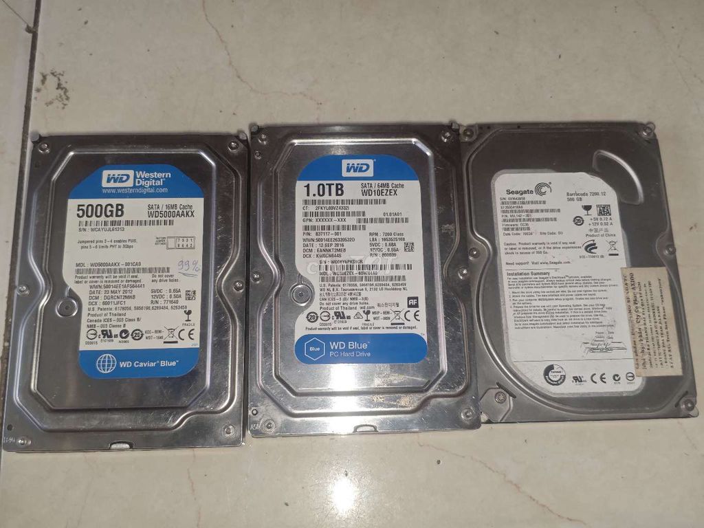 3 ổ hhd chết.. Mua bán Linh kiện (RAM, Card...) tại Quận 7 Tp Hồ Chí Minh được đăng bởi Ngô Thanh Thuận hình 1