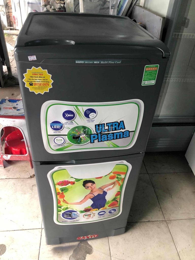 Tủ lạnh Sanyo 110 lít Xám Không đóng tuyết. Mua bán Tủ lạnh tại Quận 7 Tp Hồ Chí Minh được đăng bởi Bích Phượng hình 1