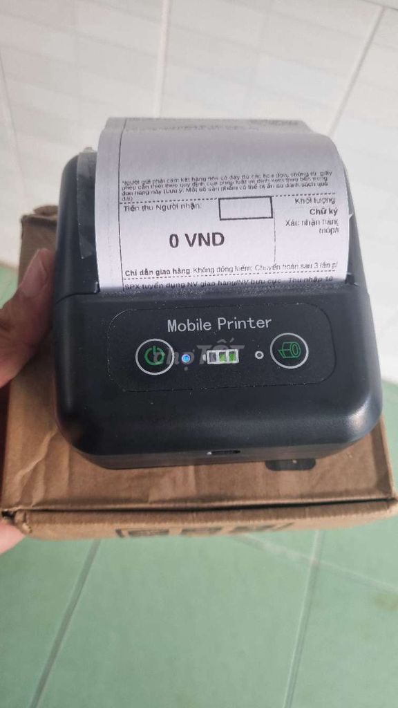 Máy in nhiệt Bluetooth Đen 80mm. Mua bán Đồ dùng văn phòng tại Huyện Ba Tri Bến Tre được đăng bởi Phan Hải BT hình 1
