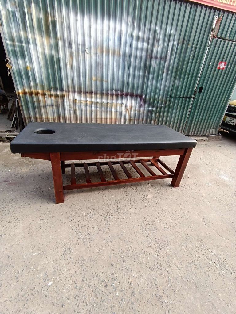 Giường massage gỗ da Đen Nâu. Mua bán Giường, chăn ga gối nệm tại Quận Thanh Xuân Hà Nội được đăng bởi nguyen ngoc quang hình 1