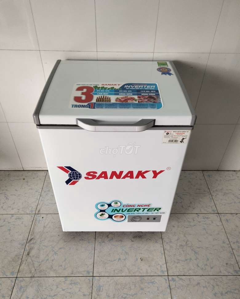 Mới 95% TỦ ĐÔNG MINI SANAKY