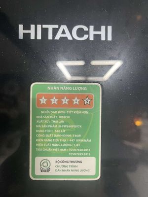 Thanh lý tủ lạnh Hitachi (Thái Lan) mới90% zin hết