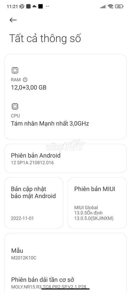Xiaomi K40 Gaming 12GB/256GB Đen. Mua bán Điện thoại tại Huyện Đức Linh Bình Thuận được đăng bởi hi hình 1