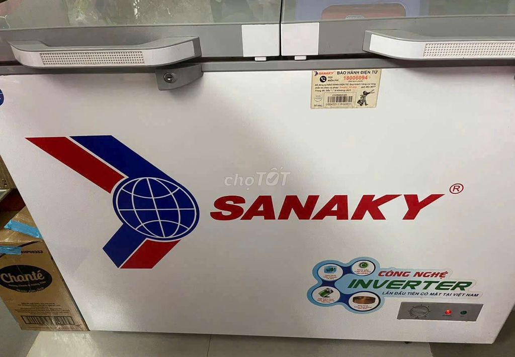 Tủ đông mát  Sanaky inverter 250 lít thanh lí