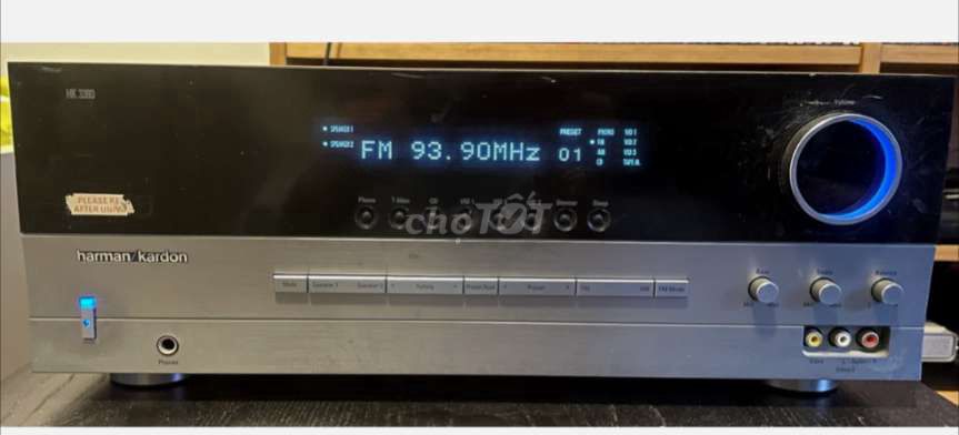 Amply Harman Kardon HK3380 Đen, Bạc. Mua bán Tivi, Âm thanh tại Quận 3 Tp Hồ Chí Minh được đăng bởi Trương Viên hình 1