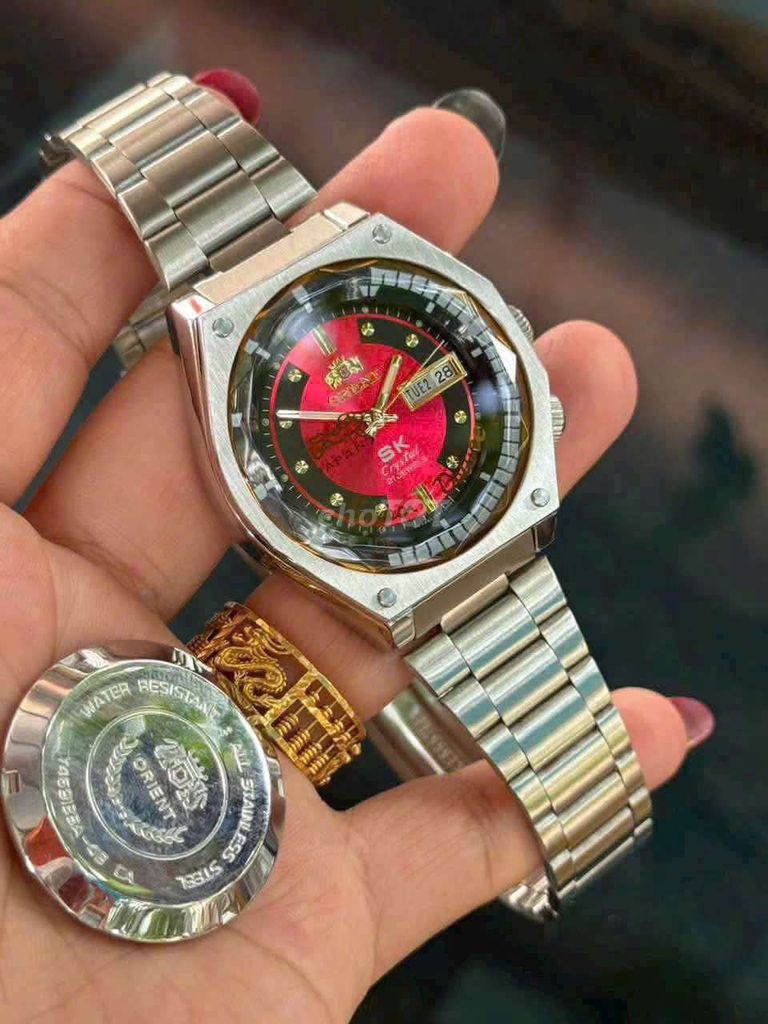Đồng hồ Orient SK người nhái Đỏ Thép mới. Mua bán Đồng hồ tại Quận 12 Tp Hồ Chí Minh được đăng bởi Minh Quân Phạm hình 1