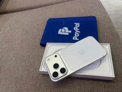 iphone 17pro 256gb trắng qtế mỹ pin100 bht12/2026