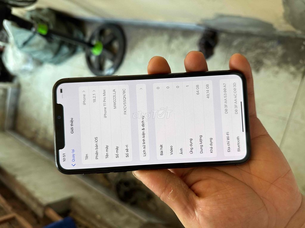 iphone 11 pro max quốc tế 64gb