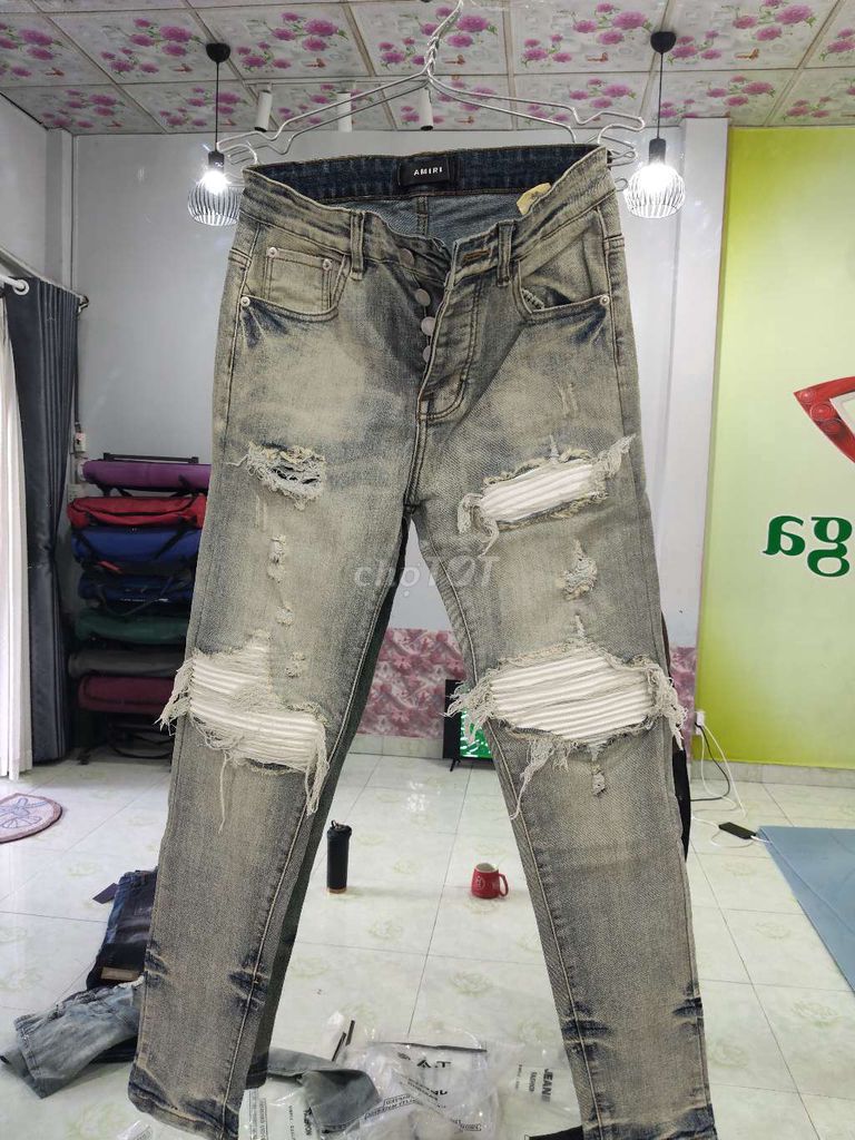 Quần bò Nam size 29. Mua bán Quần áo tại Huyện Hóc Môn Tp Hồ Chí Minh được đăng bởi five star  hình 1