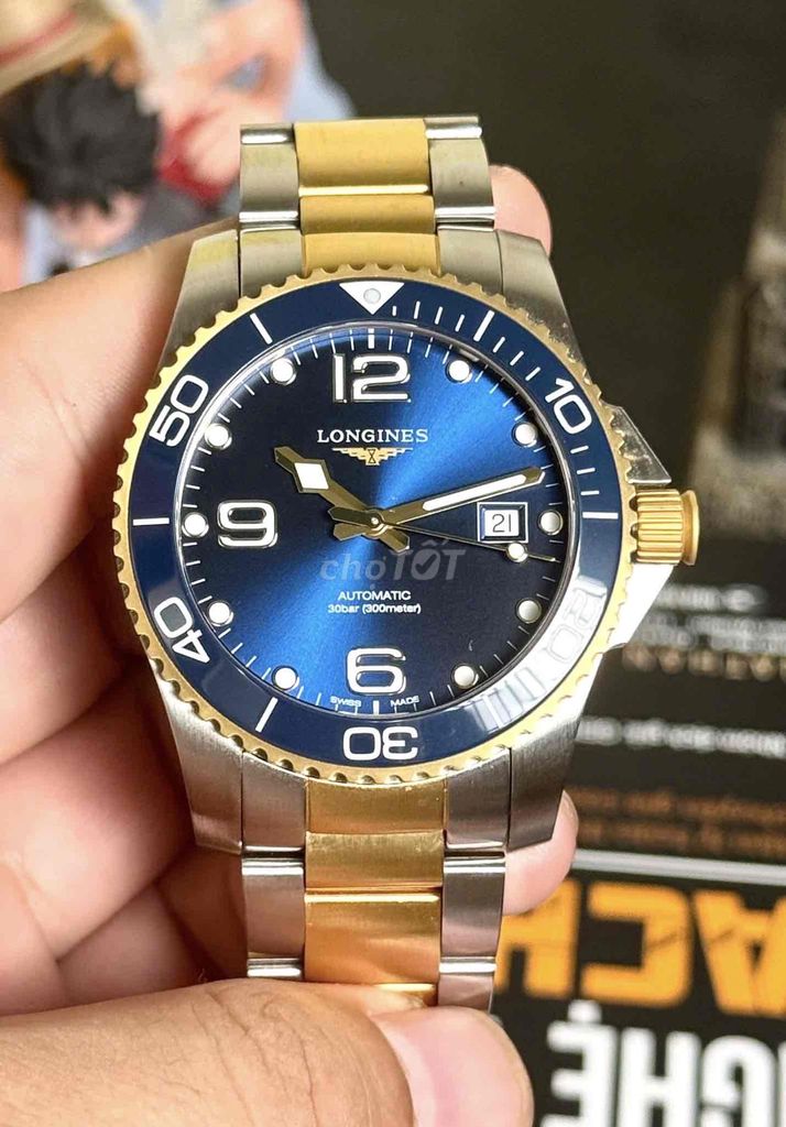 Longines Hydro Conquest L3.781.3.96.7 Demi Blue. Mua bán Đồng hồ tại Quận Hoàng Mai Hà Nội được đăng bởi Anh Tuấn hình 1