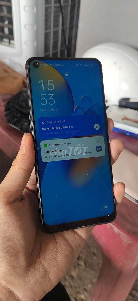 OPPO A74 Đen Đã qua sử dụng. Mua bán Điện thoại tại Huyện Long Thành Đồng Nai được đăng bởi Tuấn anh hình 1