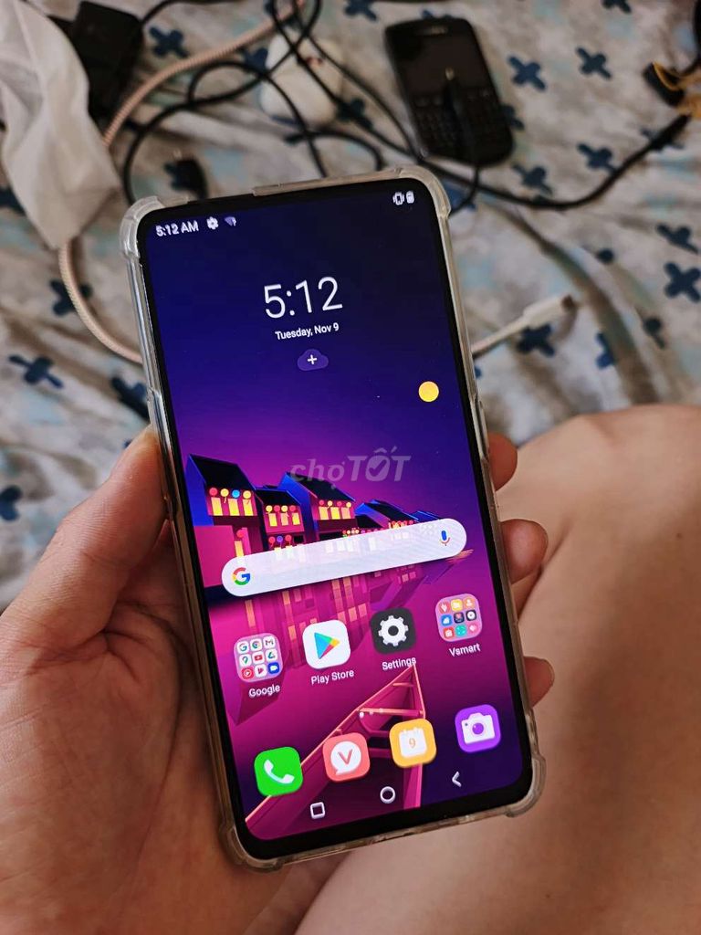 Vsmart Active 3 ram 6GB/64GB Xanh. Mua bán Điện thoại tại Quận Bắc Từ Liêm Hà Nội được đăng bởi Mr Shin hình 1