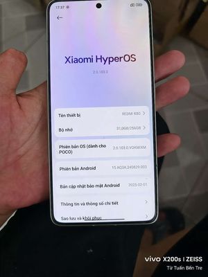 Xiaomi Redmi K80 12 256GB Đen