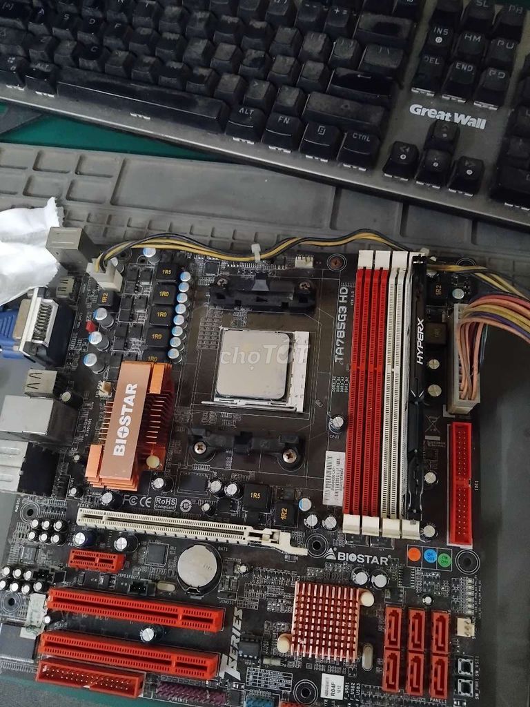 Dư combo amd x4 635 main ta785 vẫn lên màn bt