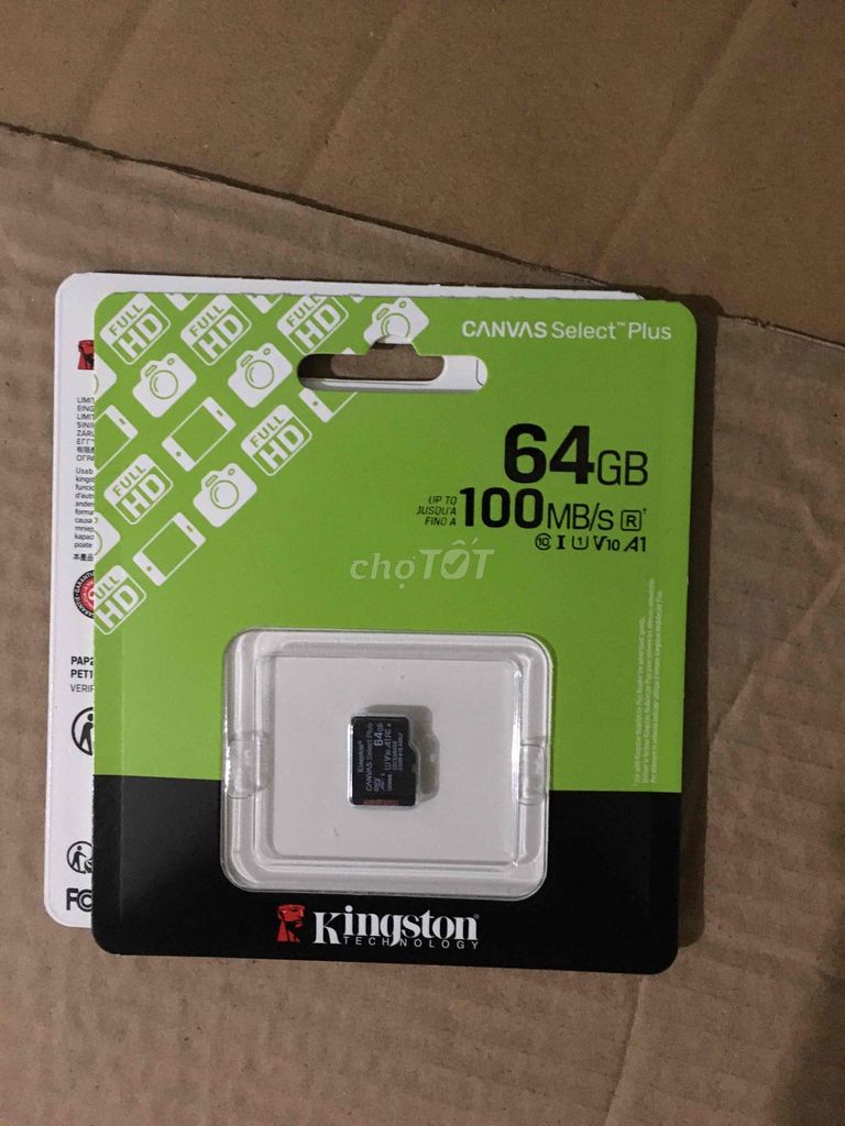Thẻ nhớ Kingston 64GB Mới lắp camera và điện thoai. Mua bán Phụ kiện (Màn hình, Chuột...) tại Quận Cầu Giấy Hà Nội được đăng bởi HẢI ANH hình 1