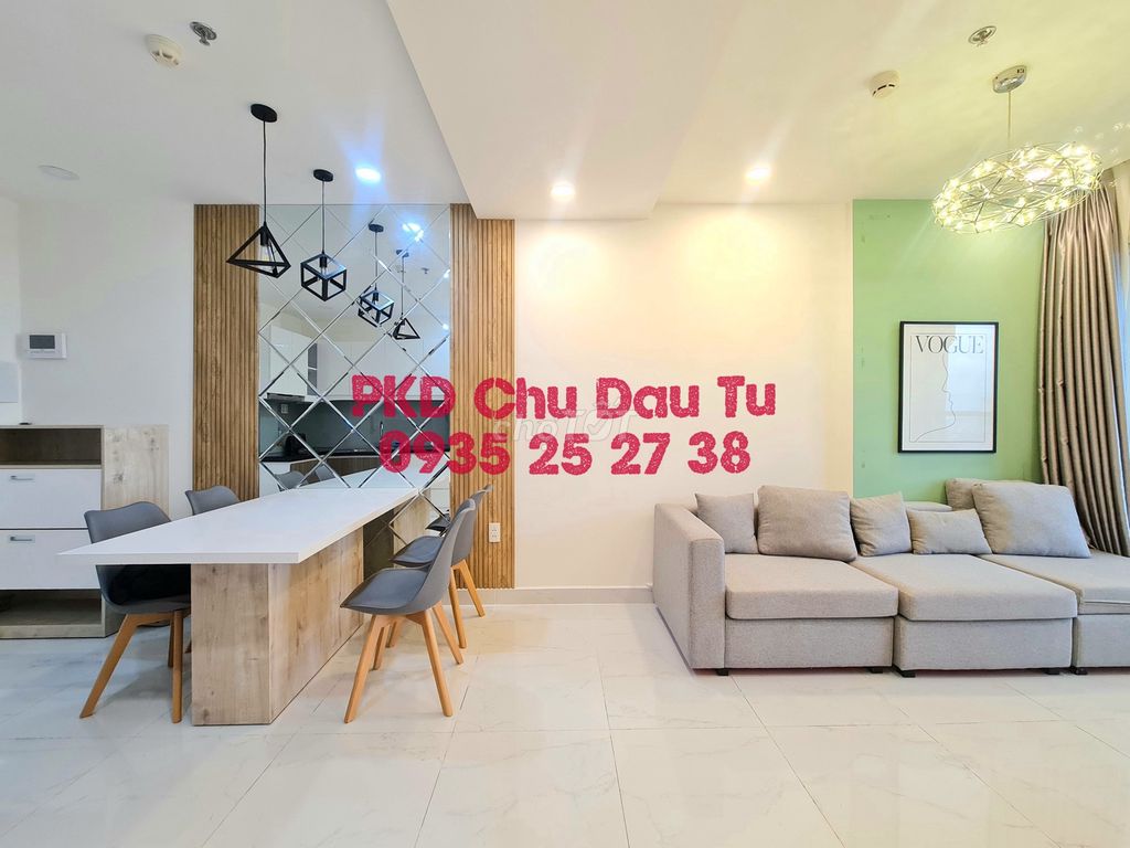 Cho thuê CH Terra Royal q.3 2PN 60m2 giá 13tr/th