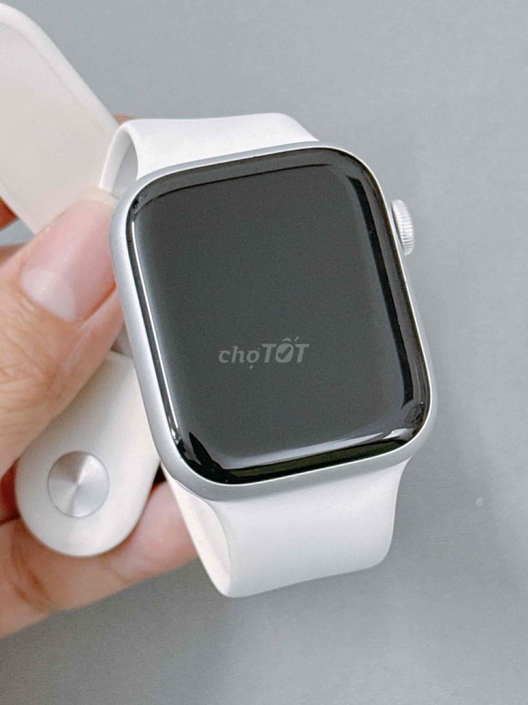 Apple Watch S8 45mm Nhôm Trắng Esim Ful Pk Zin. Mua bán Thiết bị đeo thông minh tại Quận 3 Tp Hồ Chí Minh được đăng bởi Kim Thanh  hình 1