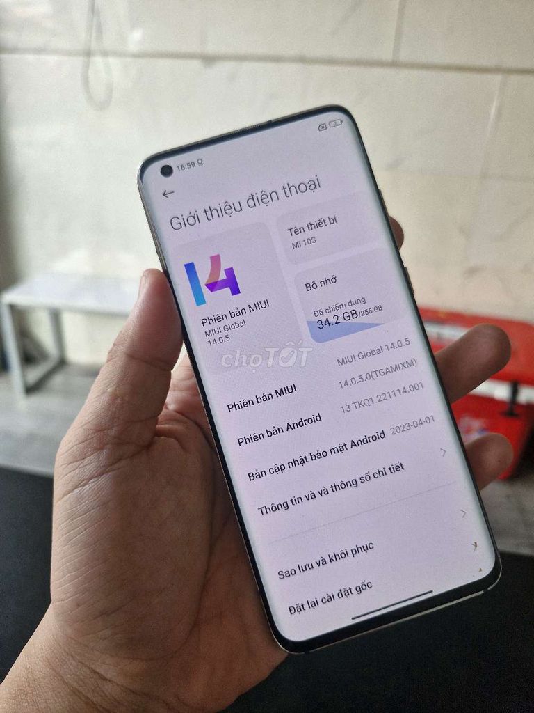 Xiaomi Mi 10S bản hiếm 8/256gb. Mua bán Điện thoại tại Quận Ninh Kiều Cần Thơ được đăng bởi Điện Thoại Tốt hình 1