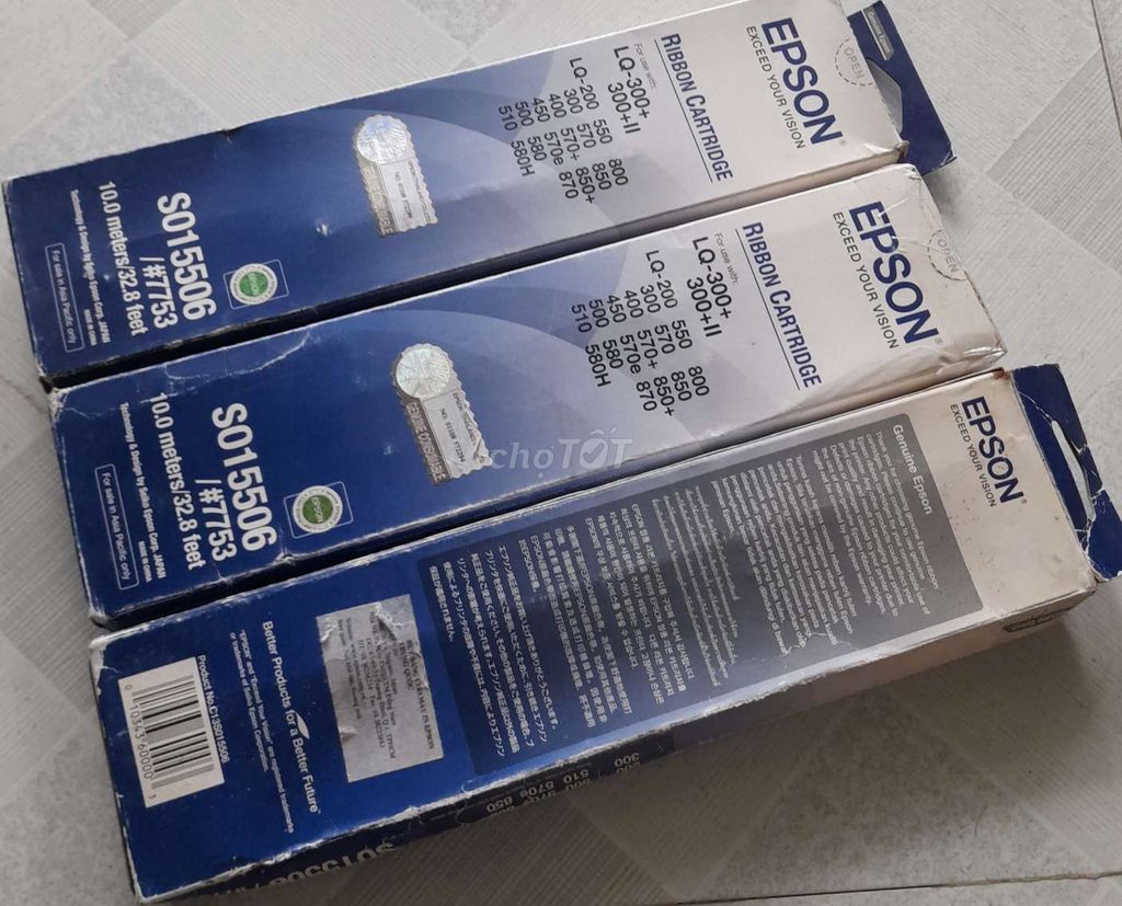 Ruy băng mực in kim Epson S015506 lq300+ii hãng. Mua bán Đồ dùng văn phòng tại Thành phố Thủ Dầu Một Bình Dương được đăng bởi Phú Dương  hình 1