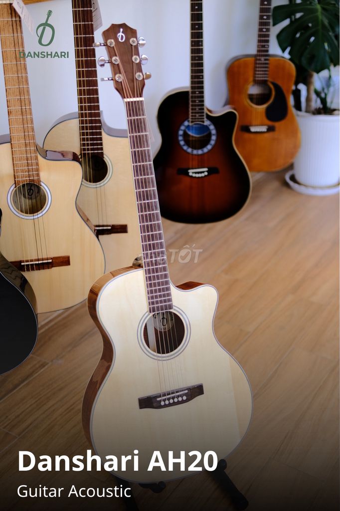 Đàn guitar acoustic Danshari AH20 Custom. Mua bán Nhạc cụ tại Thành phố Phan Rang-Tháp Chàm Ninh Thuận được đăng bởi Danshari Guitar hình 1