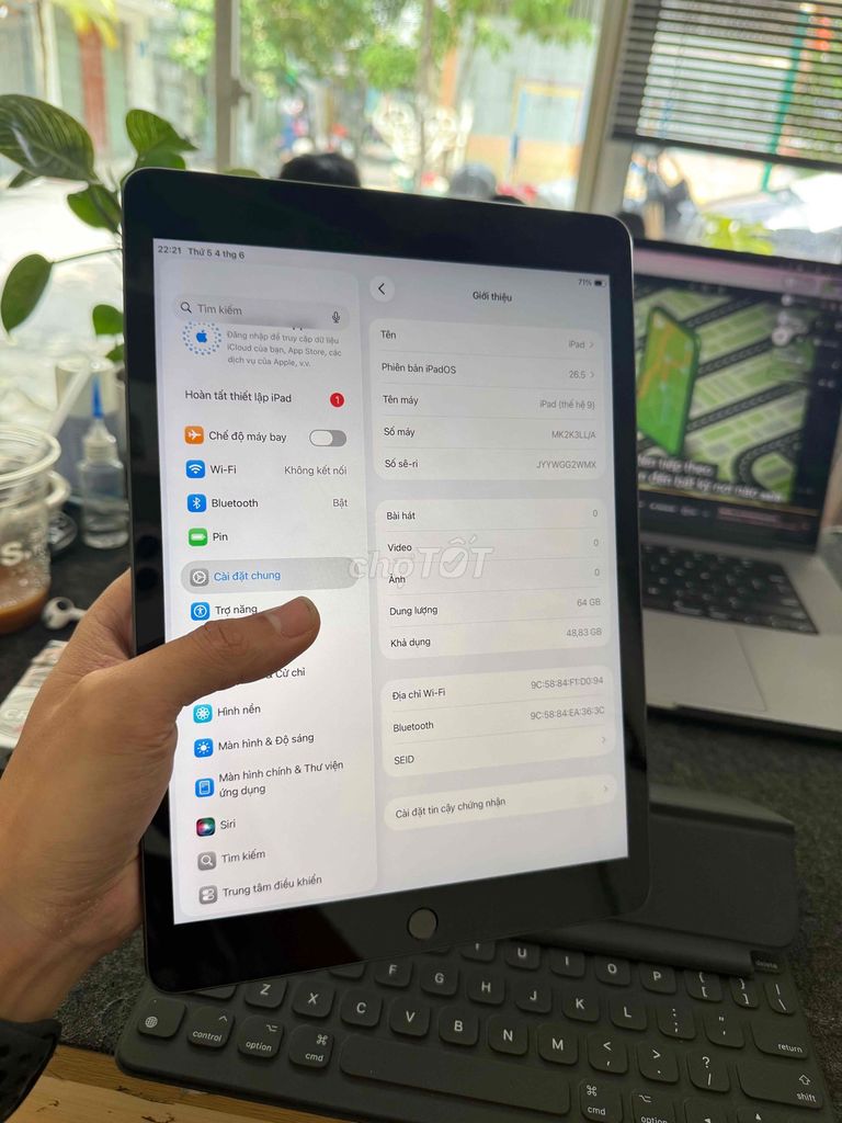 Apple iPad Gen 9 64GB Xám. Mua bán Máy tính bảng tại Quận Bình Thạnh Tp Hồ Chí Minh được đăng bởi Táo Care  hình 1