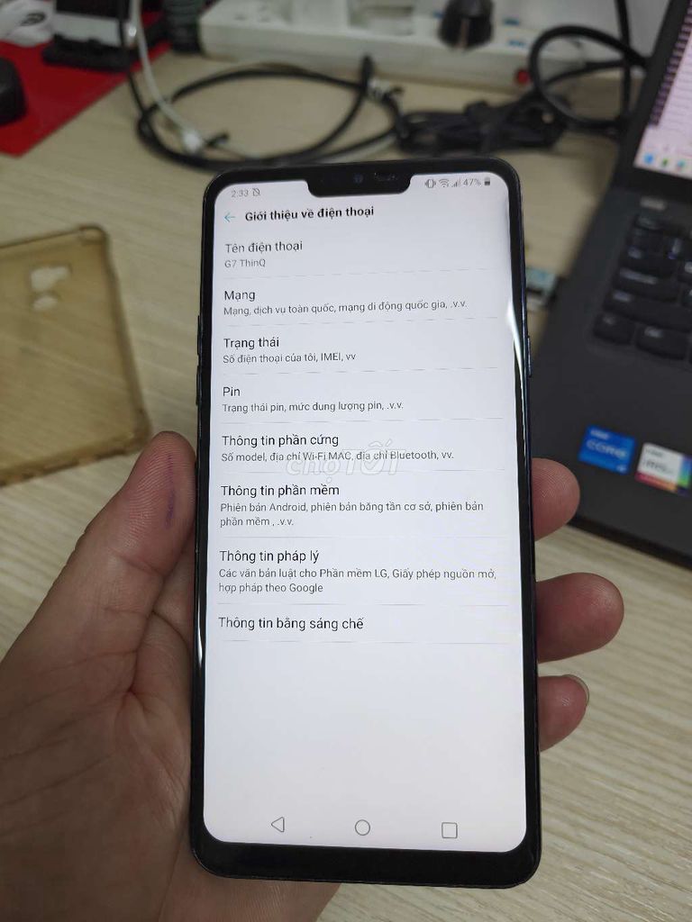 LG G7 ThinQ Đen. Mua bán Điện thoại tại Quận Tân Bình Tp Hồ Chí Minh được đăng bởi Thang hình 1
