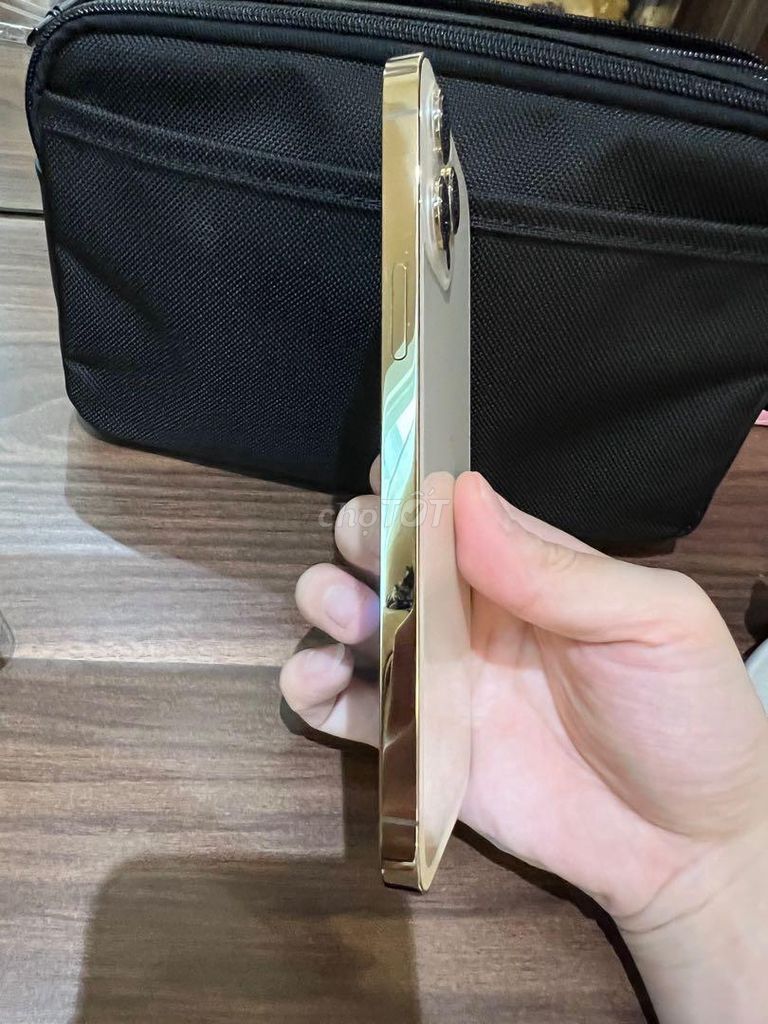 Iphone 12 Promax 128G Gold đẹp BH 6 tháng Fulllbox