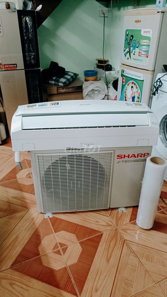 Máy lạnh sharp inverter 2hp mới 99%