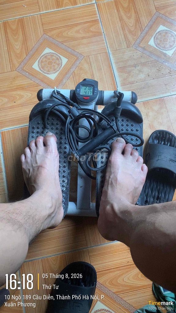 Máy tập đi bộ Kim loại nhựa chống trượt. Mua bán Đồ thể thao, Dã ngoại tại Huyện Thanh Trì Hà Nội được đăng bởi Tuyến hình 1