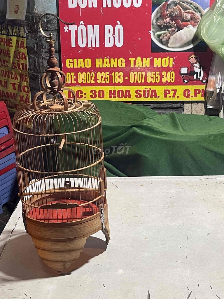 Lồng chim hút mật Tre Đồng Nâu. Mua bán Phụ kiện, Thức ăn, Dịch vụ tại Quận Bình Thạnh Tp Hồ Chí Minh được đăng bởi heri hình 1
